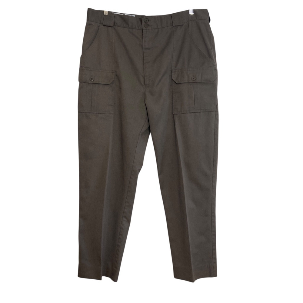 Vintage Tilley Endurables Pants Mens 38 x 28 Taupe Brown Cargo Utility Straight